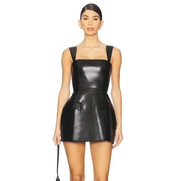 amanda uprichard black mini dress Amanda Uprichard Dresses Strapless Asymmetrical Hem Black Mini Cocktail Dress S / Black main image 0
